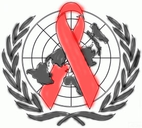 UNAIDS symbol, colored in