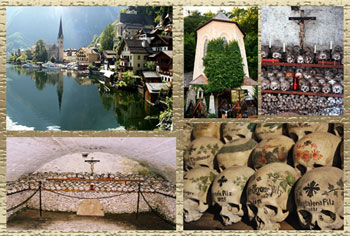 Collage of photos from Halstatt