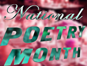 National Poetry Mponth graphic