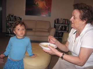 Grandmother with grandchild