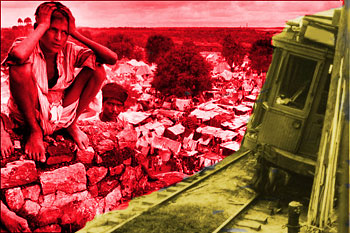 India's Partition and capsized trolley