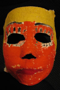 Papier mache mask