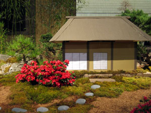 Miniature Japanese home