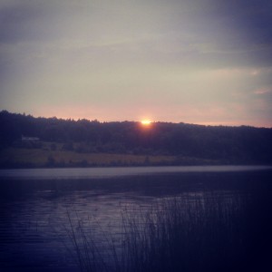 Sunrise on a Vermont lake