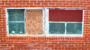 Color blocked windows by Alyce Wilson