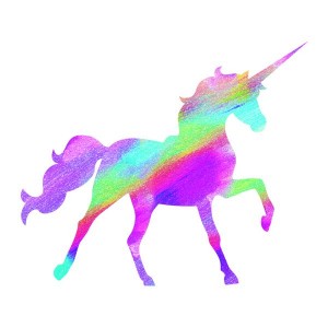 Glitter unicorn tattoo