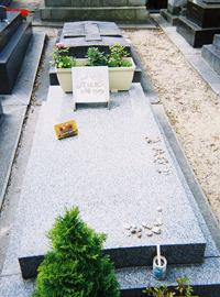 Jean Seberg's grave